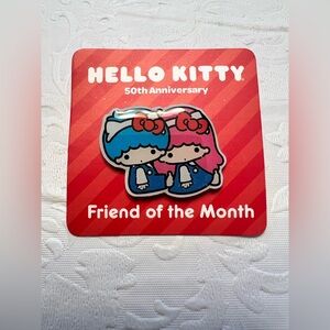 Sanrio Hello Kitty 50th Anniversary Red Pin